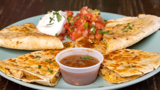 Chicken Quesadilla.