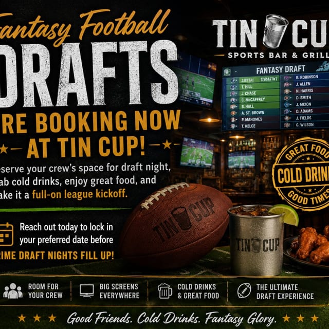 Reserve Your Fantasy Football Draft Space Now